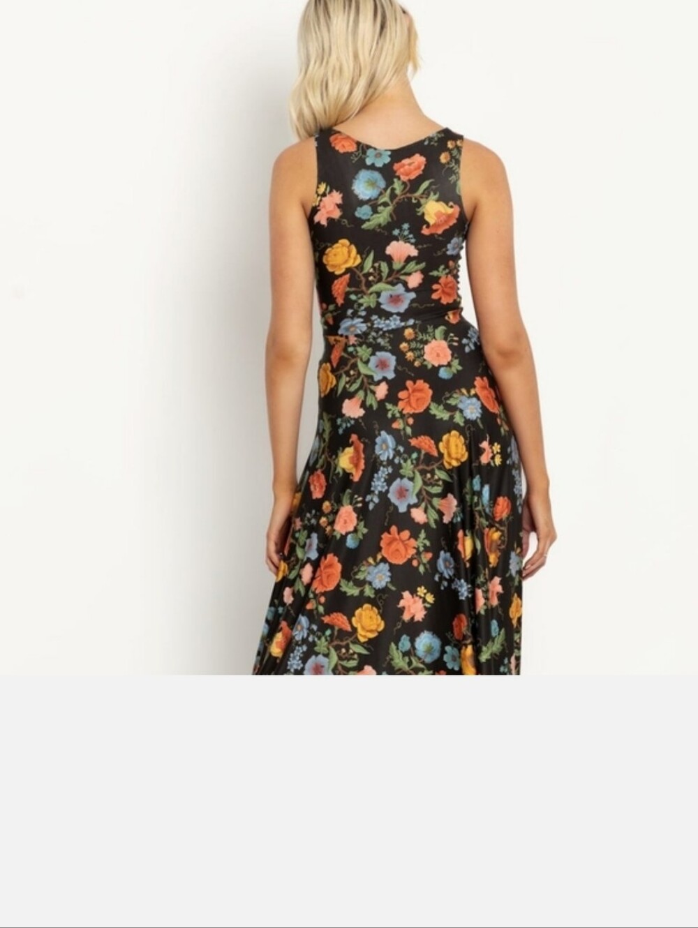 Vintage Flowers Princess Maxi Dress - Limited Blackmilk Large - Picture 3 of 7
